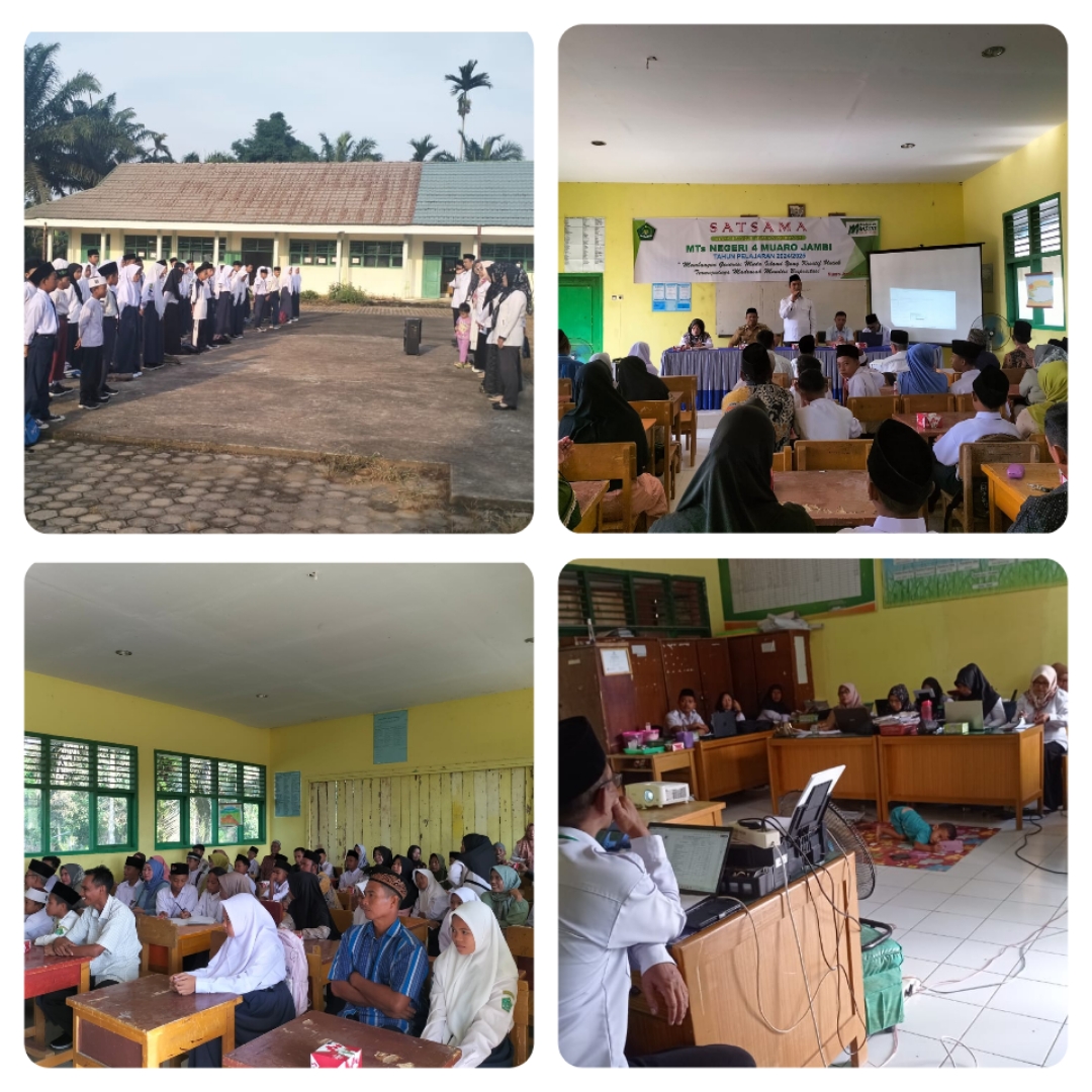 Hari Pertama Semester Ganjil Tahun Pelajaran 2024/2025 di MTsN 4 Muaro Jambi