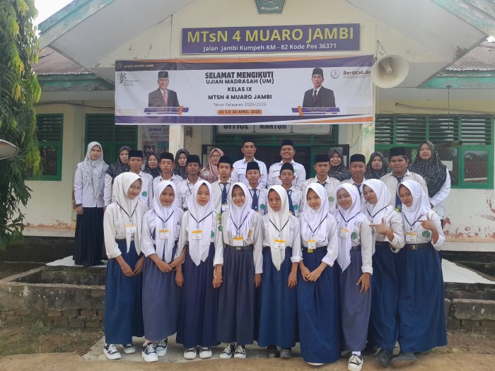 MTsN 4 Muaro Jambi Gelar Ujian Madrasah Tahun Pelajaran 2025/2026