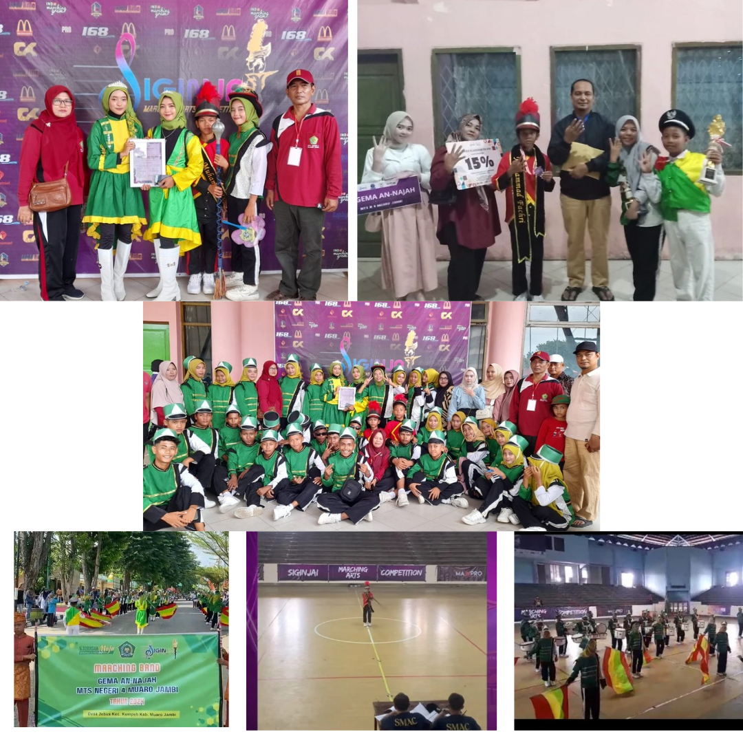 Partisipasi Drumband MTsN 4 Muaro Jambi Ajang Kejuaraan Se-Provinsi Jambi_Siginjai Marching Art Competition (SMAC)