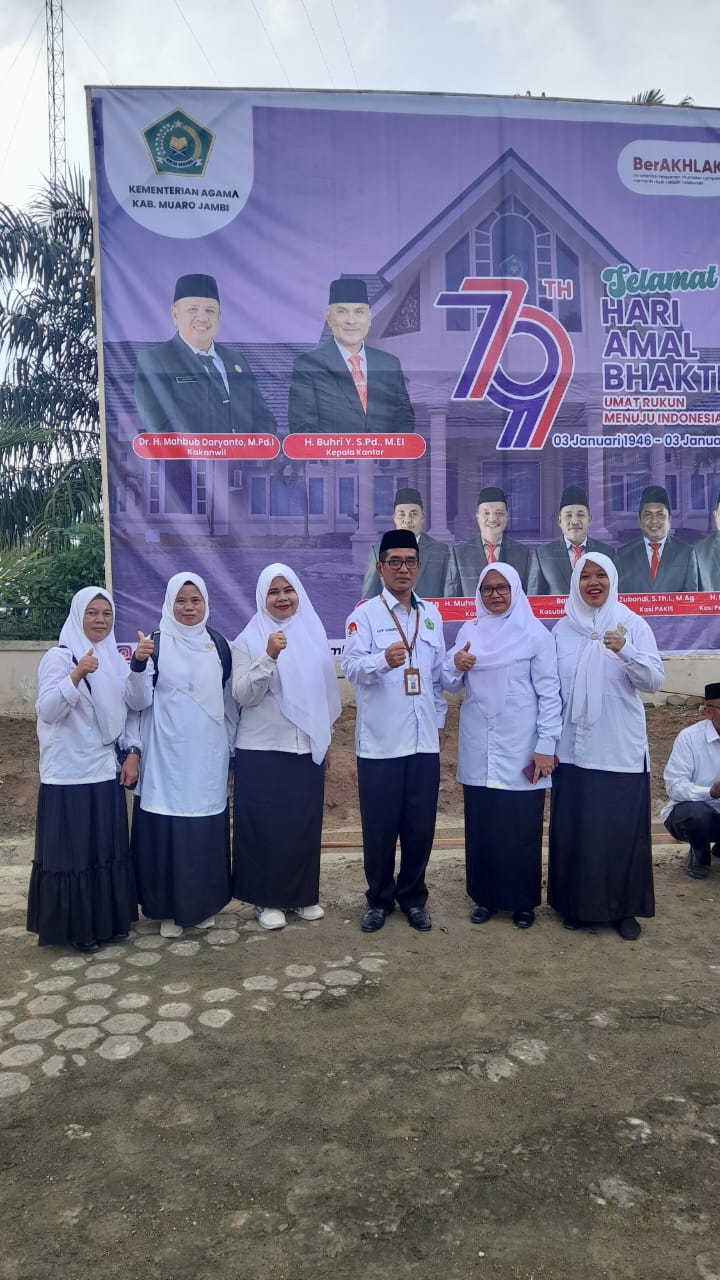 PARTISIPASI MTsN 4 MUARO JAMBI DALAM PERINGATAN HARI AMAL BHAKTI KE-79
