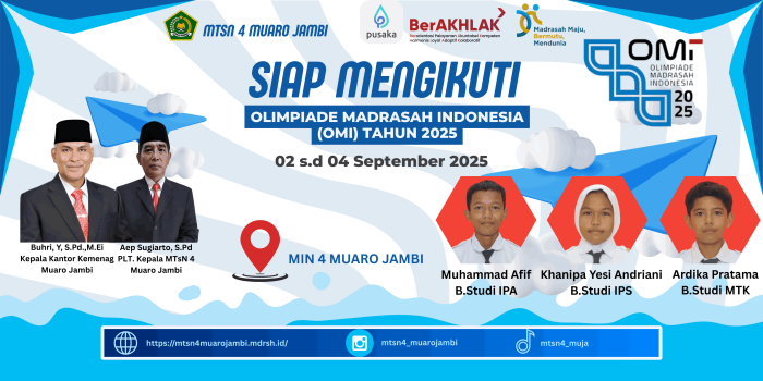 MTsN 4 Muaro Jambi Siapkan Tiga Siswa untuk OMI 2025
