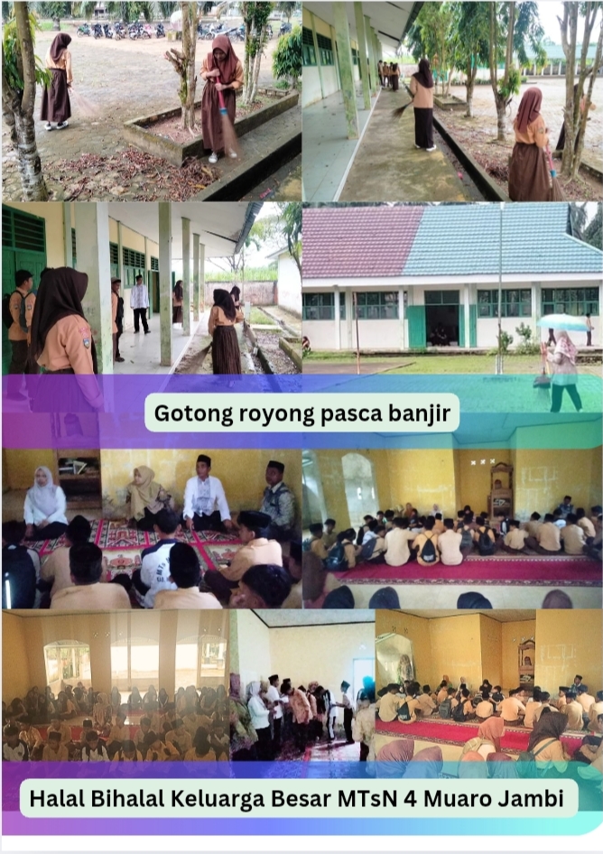 Semangat Baru MTsN 4 Muaro Jambi di Hari Masuk Pertama Pasca Idul Fitri 1446 H
