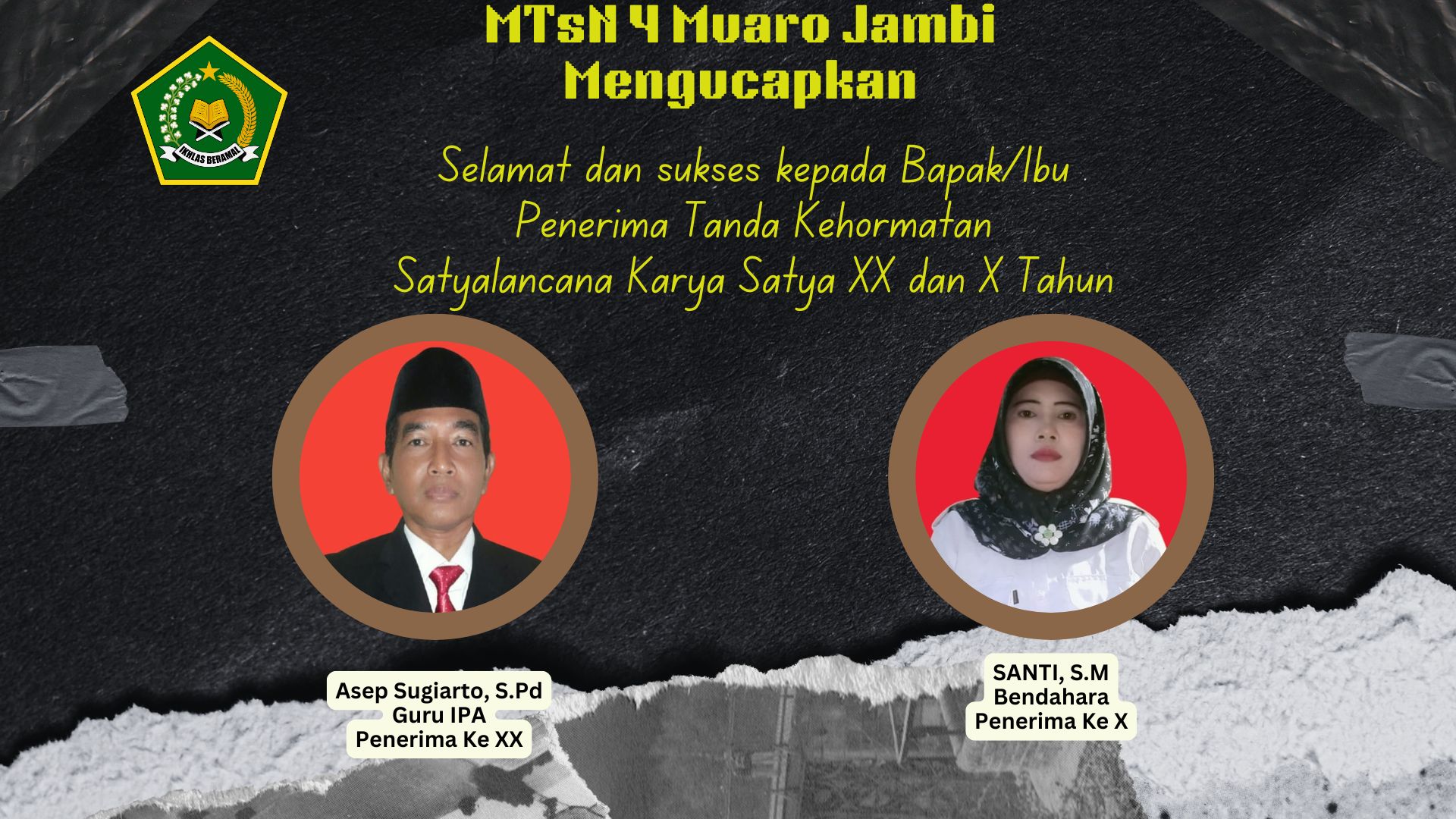 Selamat dan Sukses Penerima Satyalancana Karya Satya dilingkungan MTsN 4 Muaro Jambi Selamat dan Sukses Penerima Satyalancana Karya Satya dilingkungan MTsN 4 Muaro Jambi
